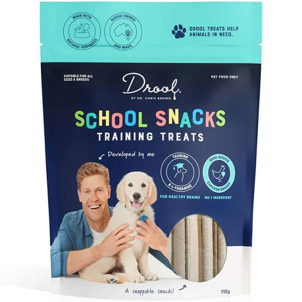 Drool by Dr Chris Brown School Snacks Dog Treats 110g