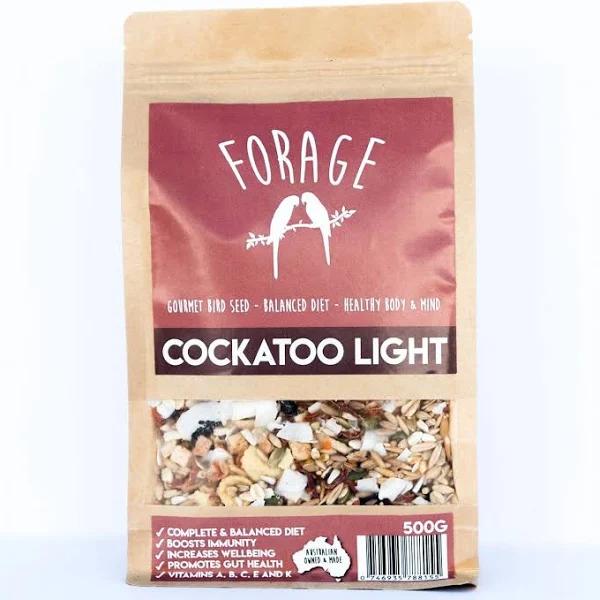 Forage Galah, Corella & Cockatoo Light Mix 500g