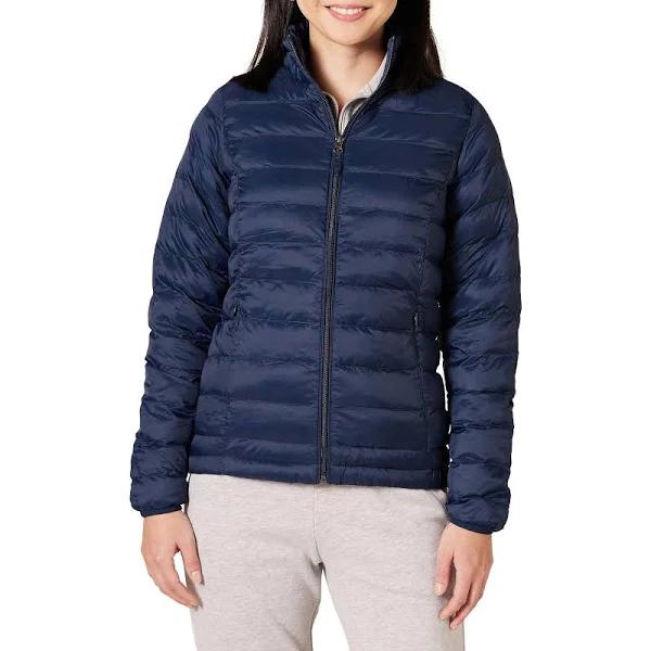 Amazon Essentials Women's Lightweight Long-Sleeve Water-resistant Puffer Jacket (Available in Plus Size)