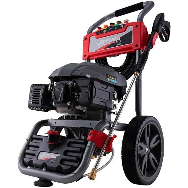 Jet USA 7HP 4800PSI Petrol High Pressure Washer Cleaner Water Spray Gunrey 30m Hose Drain Cleaner