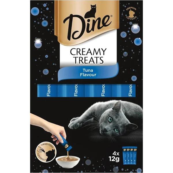 Dine Creamy Cat Treats Tuna Flavour 4x12G