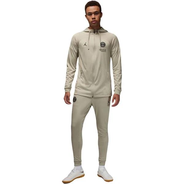 2023-2024 PSG Hooded Strike Tracksuit (Stone)