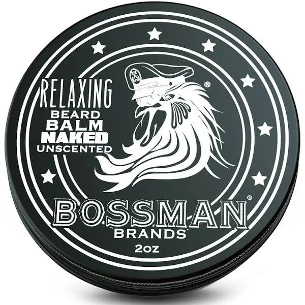 Bossman Relaxing Beard Balm - Naked Scent 57g