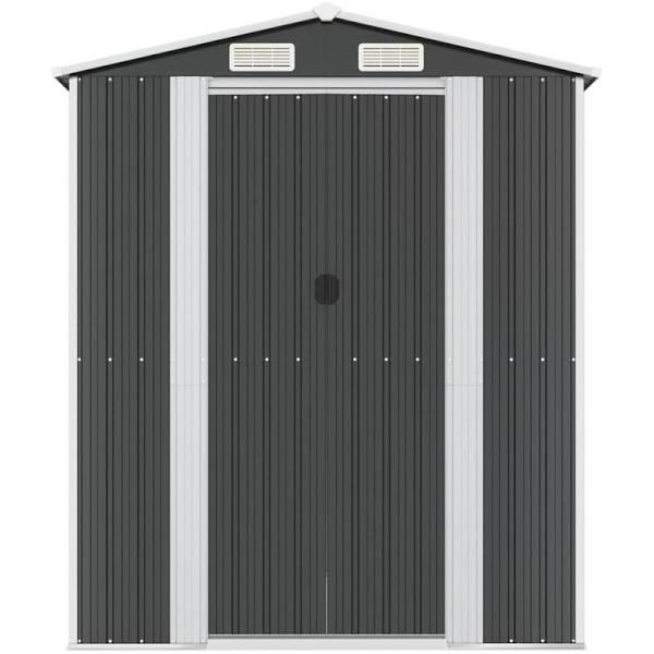 Garden Shed Anthracite 192x606x223 cm Galvanised Steel