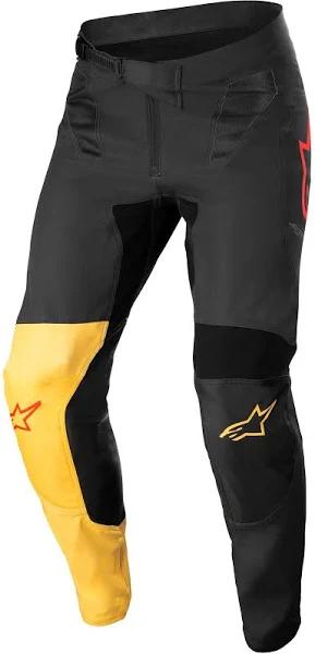 Alpinestars Supertech Blaze Pants - Black/Fluro Yellow/Red - Size 38