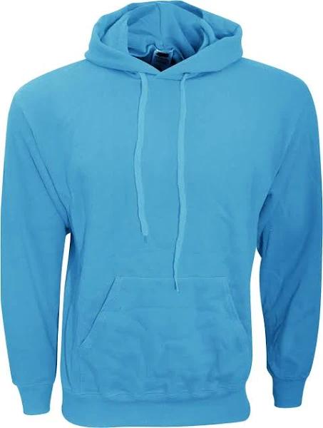 Fruit of The Loom Mens Hooded Sweatshirt / Hoodie Azure Blue S