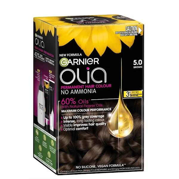 Garnier Olia Permanent Hair Colour - Brown 5.0