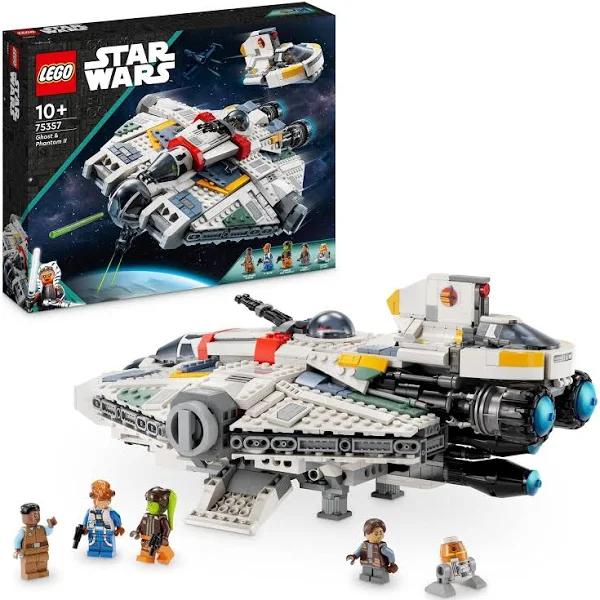 LEGO Star Wars: Ahsoka Ghost & Phantom II 75357 Building Toy Set; Fun Set For Kids Aged 10 and Over