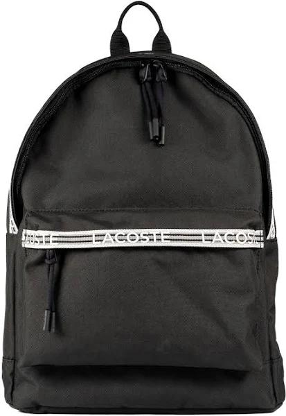 Lacoste Neocroc Backpack Black White