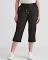 Rockmans Crop Linen Pant - Black - Womens Trousers - Size 12 - Ezibuy