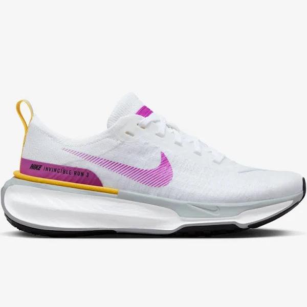 Womens Nike ZoomX Invincible Run FK 3/white/vivid purple/10