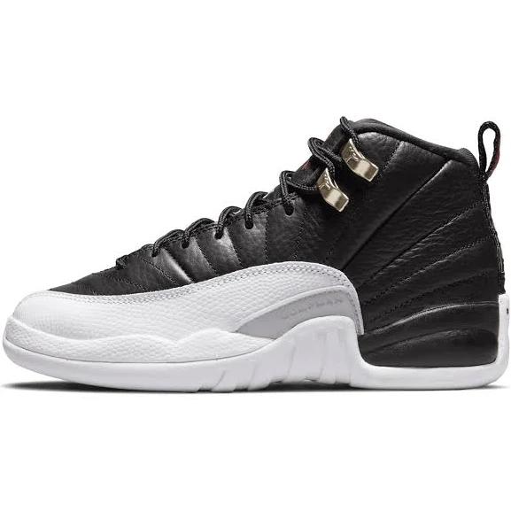 Jordan Air 12 Retro 'Playoffs' Junior's - Black - 7