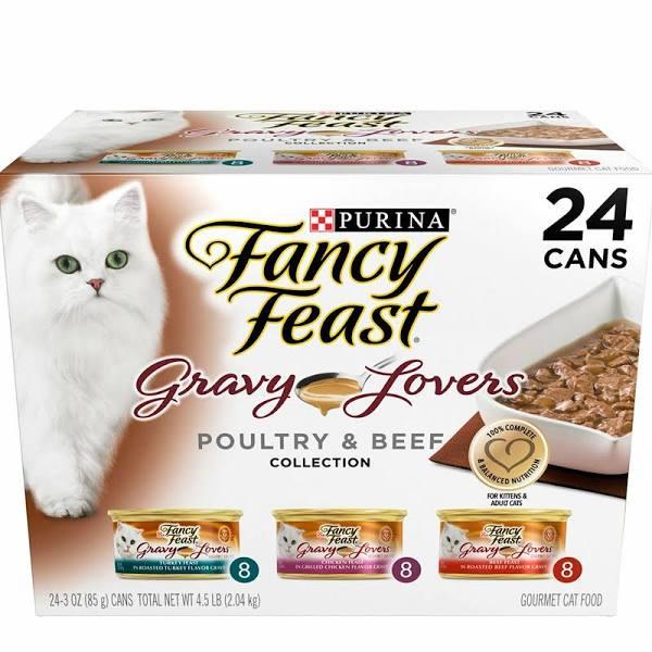 Fancy Feast Gravy Lovers Poultry and Beef Collection 24 Pack