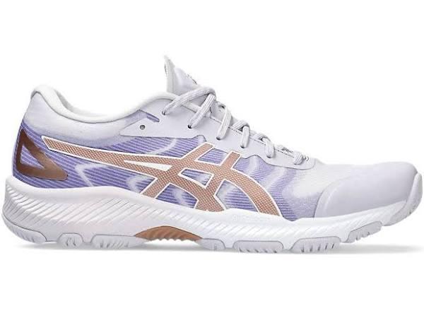 ASICS Netburner Professional FF 3 Womens Netball Shoes Purple/Gold US 7.5