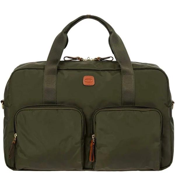 BRIC'S X-Bag Holdall Duffle Large with Pockets Olive