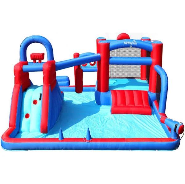 AirMyFun 11 Play Zones Inflatable Jumping Water Slide