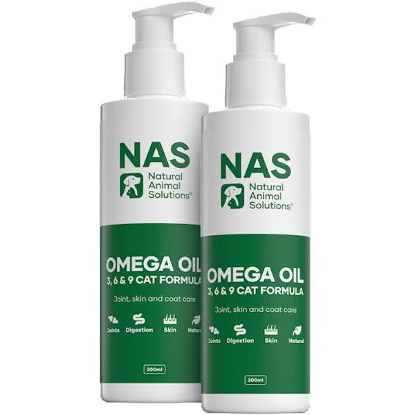 Natural Animal Solutions (nas) Omega 3 6 & 9 Oil for Cats 400ml