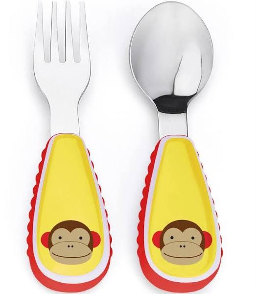 Skip Hop Zootensils Fork & Spoon - Monkey