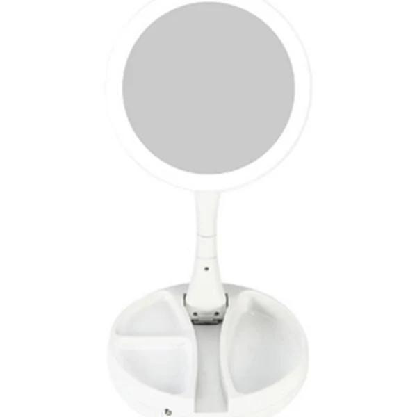 Lighted Makeup Mirror Vanity Mirror Multi-function Makeup Mirror With Desk Lamp Dimmable LED Light Cosmetic Mirror