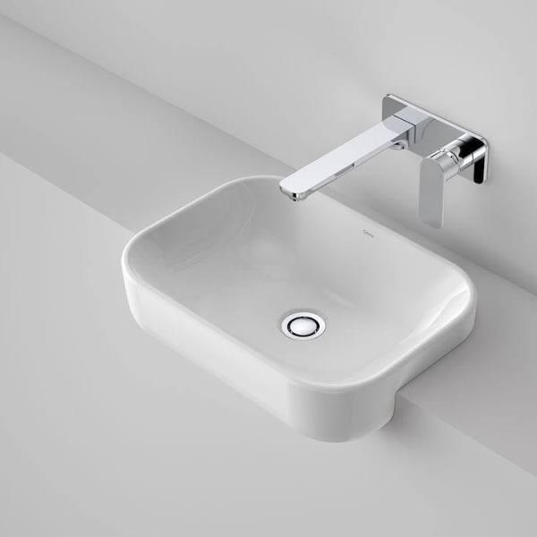 Caroma Luna Semi Recessed Basin (without Tap Landing)