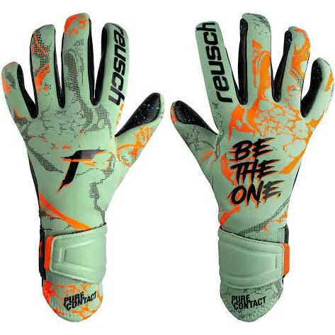 Reusch Pure Contact Fusion Goalkeeper Gloves Green 10