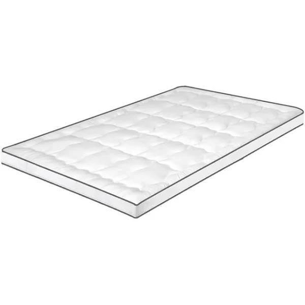 S.E. Mattress Topper Pillowtop Microfibre With Elastic Bands 7cm Single - Earn Everyday Rewards, AfterPay Available