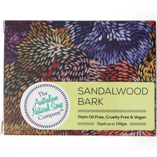 The Australian Natural Soap Company Sandalwood Bark Soap 100g