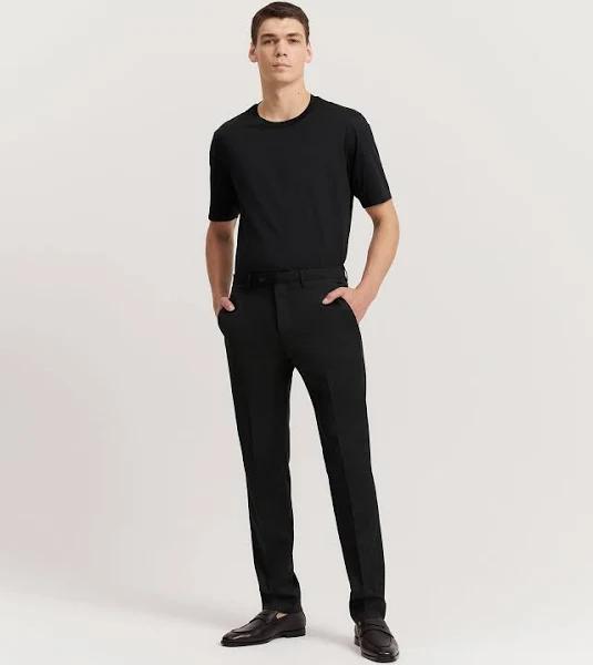 Country Road Regular Fit Travel Pant in Black 38