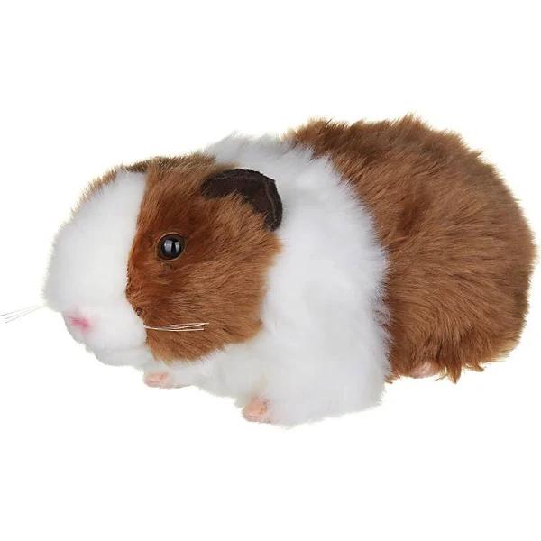 Living Nature - Brown Guinea Pig with Sound Plush Toy 21cm