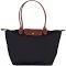 Longchamp Le Pliage Large Shoulder Tote Bag Black