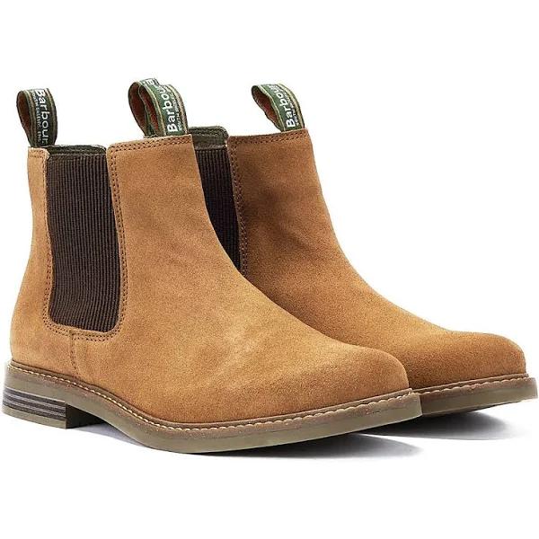 Barbour Farsley Suede Men's Beige Boots - US 7