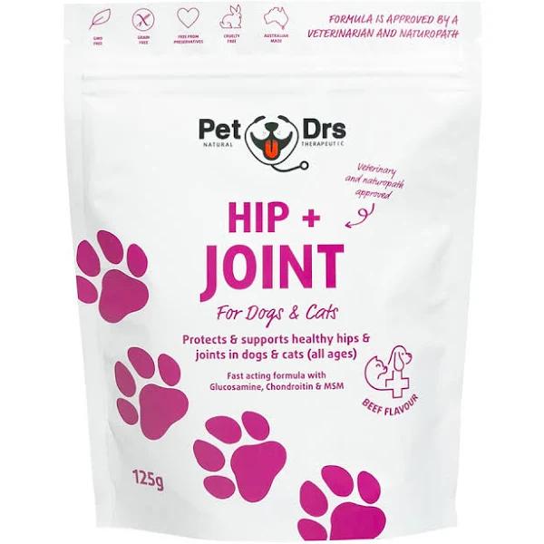 Pet DRS Hip + Joint Supplement (For Dogs & Cats) 125g