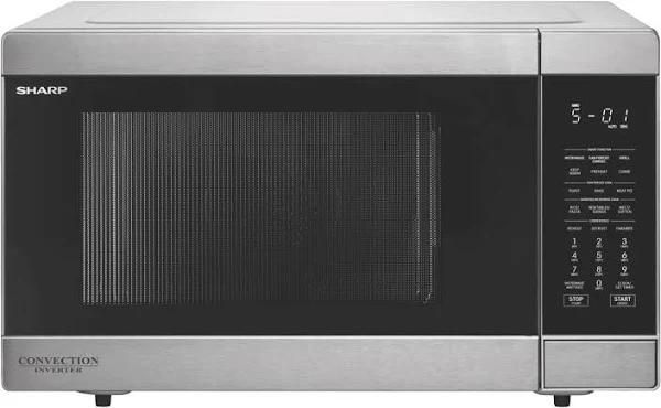 Sharp 42L 1100W Convection Inverter Microwave Stainless Steel