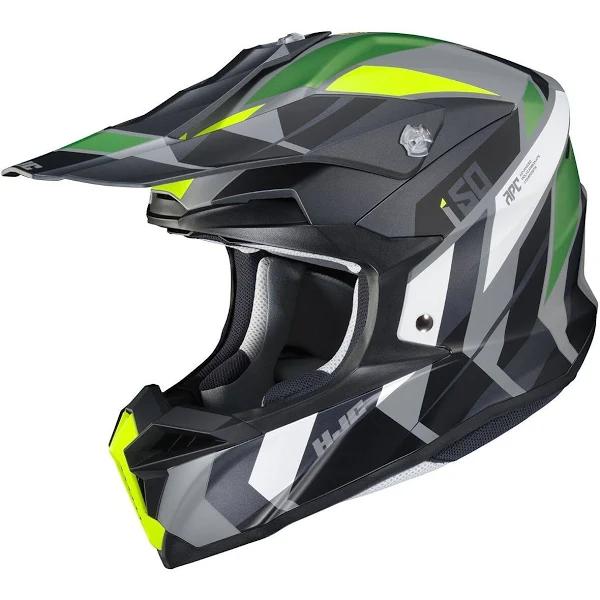 HJC i50 Vanish Helmet - Black/Yellow/Green - XL