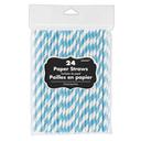 Paper Straws 24 Pack - Royal Blue