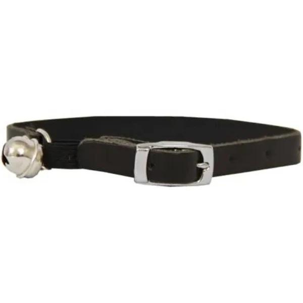 Beau Pets - Cat Collar - Leather - 30cm - Black