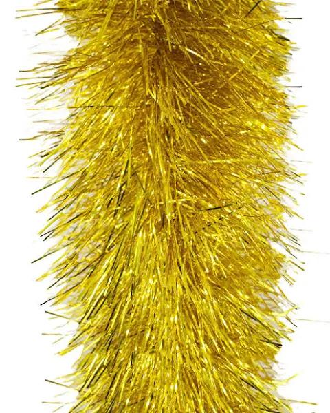 10m Gold Christmas Tinsel 200mm Wide