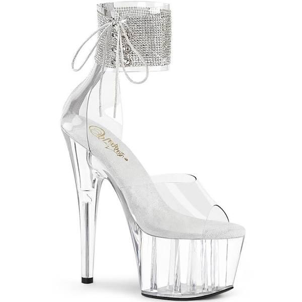 Pleaser ADORE-791-2RS Clear Platform Sandal Size 9