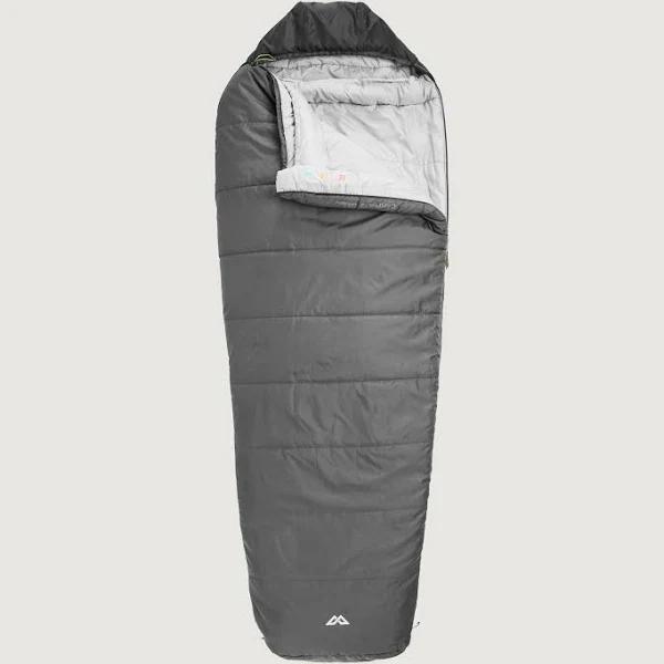 Kathmandu Camper - 3 Sleeping Bag Unisex Active - Grey Granite - Regular - Zip Left - AfterPay & zipPay Available