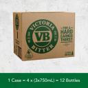 Victoria Bitter Beer Case 12 x 750ml Bottles