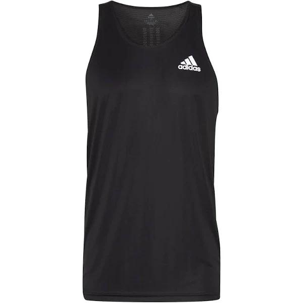 Adidas Own The Run Singlet Black/Reflective Silver