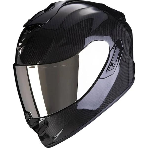 Scorpion EXO-1400 Evo Air Solid Carbon Helmet, Black, Size 2XL