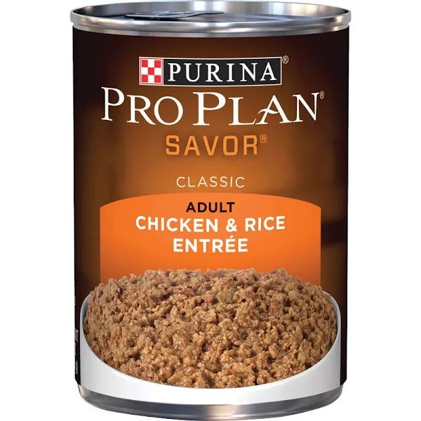 Pro Plan Adult Chicken & Rice Entree Wet Dog Food - 368g