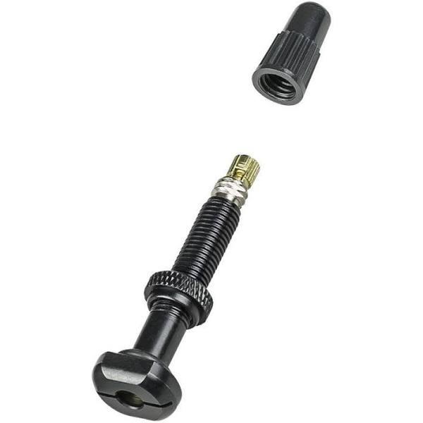 Bontrager Round Base TLR Valve Stem 2019 Black 40mm