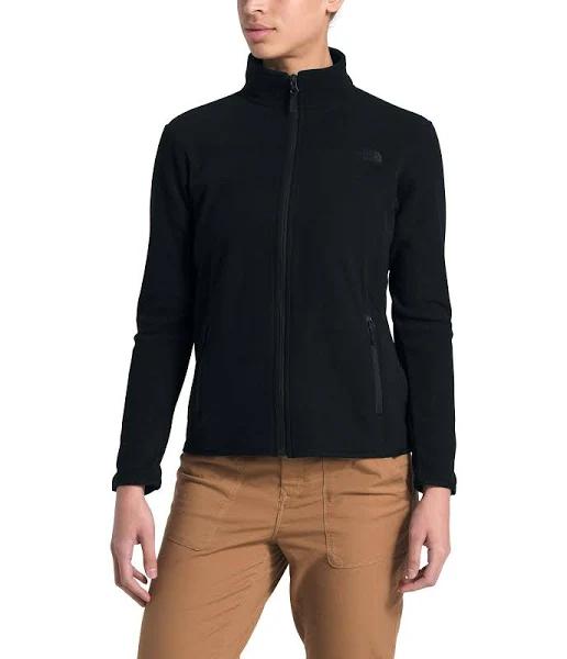 The North Face Women's TKA Glacier Full Zip Jacket, Black / L