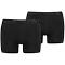 Puma Mens Active Boxer Shorts (Pack of 2) Black M