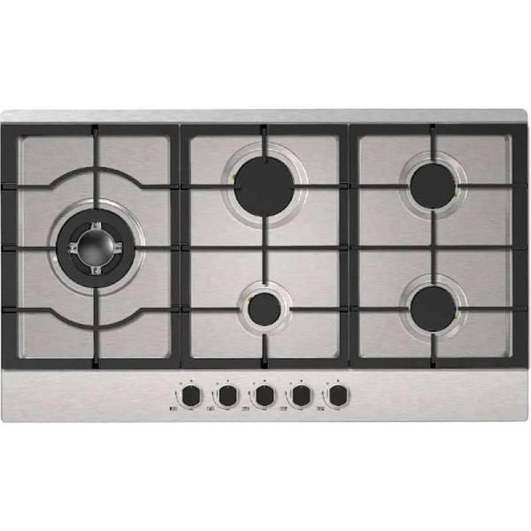 Kleenmaid Stainless Steel Built-in Gas Cooktop 5 Burner 90cm