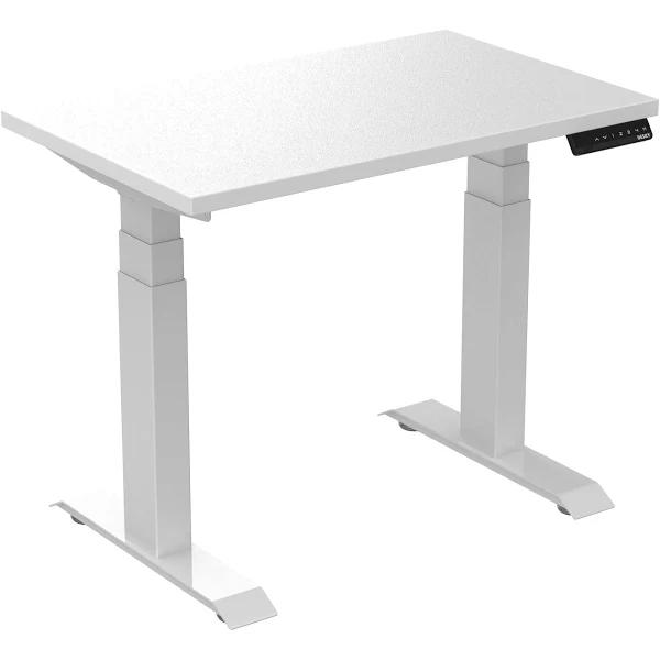 Desky Dual Kids Sit Stand Desk White / White / 800 x 500mm