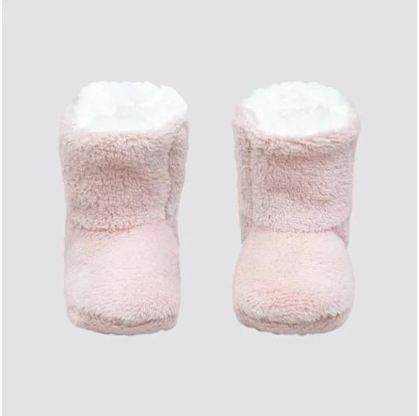 Baby Snoozees Bootees 1 Pack | Pink | Size 0-1 | Underworks