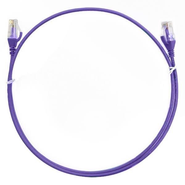 3M Cat6 Ultra Thin LSZH Ethernet Network Cable | Purple